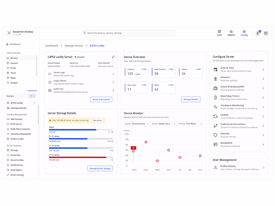 Cover image for Redesigning ExacqVision (a B2B Video Management System)