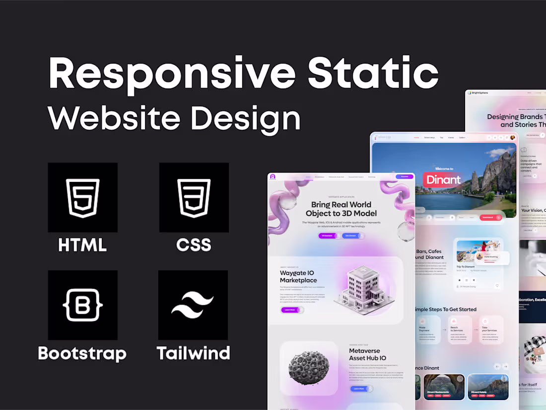 Cover image for Responsive Static Website Design