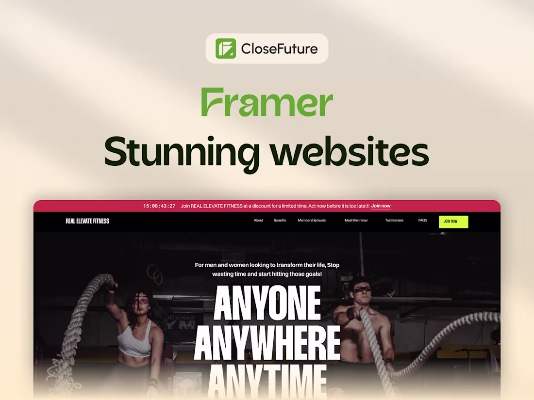 Cover image for Framer - Website Development