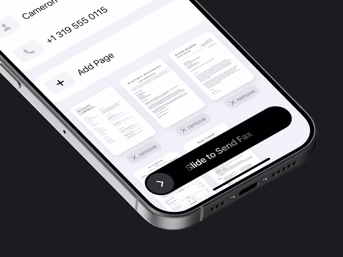 Cover image for Fax Sending App for iOS