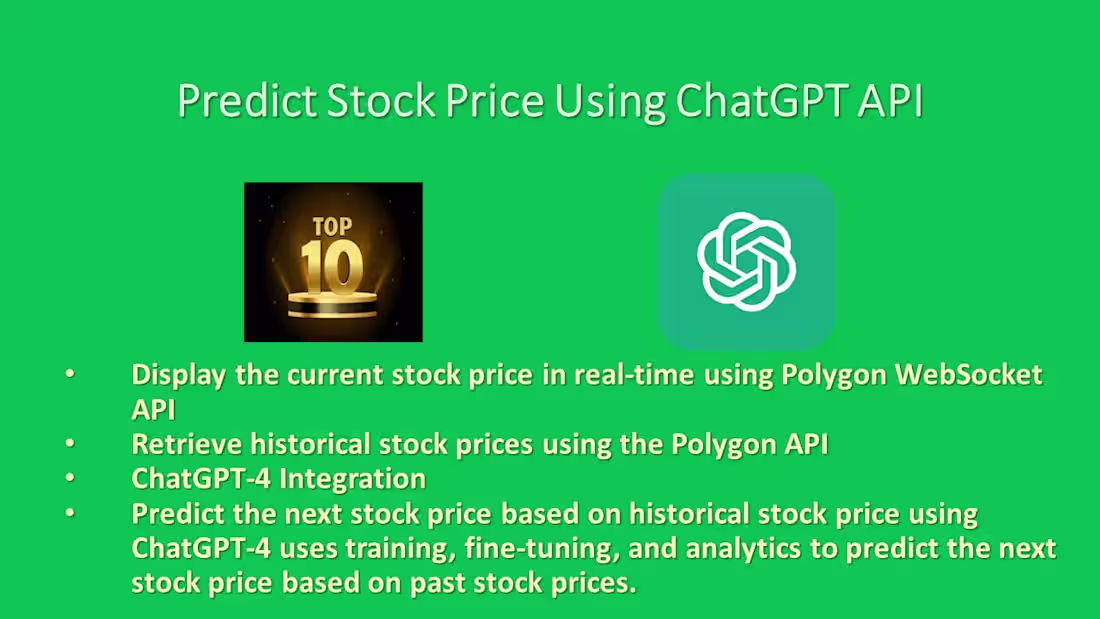 Cover image for Predict Stock Price Using OpenAI API