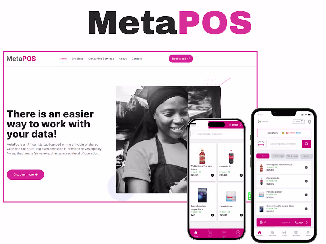 Cover image for MetaPOS – Web & Mobile Point of Sale System for WOPL (Pty) Ltd
