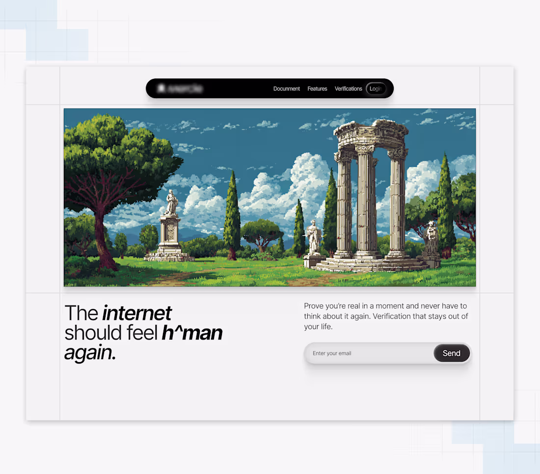 Cover image for Designed this hero to feel calm, human, and timeless because...