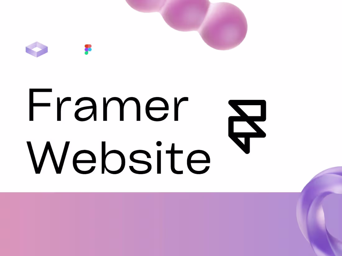 Cover image for I will develop a modern interactive immersive framer website