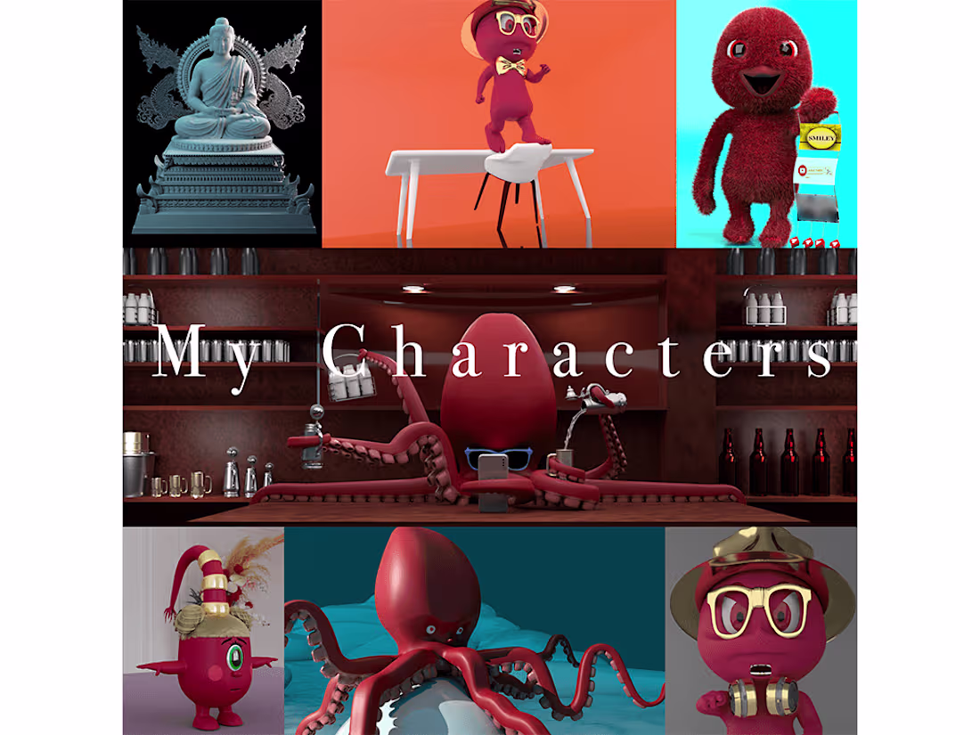 Cover image for 3D character modeling