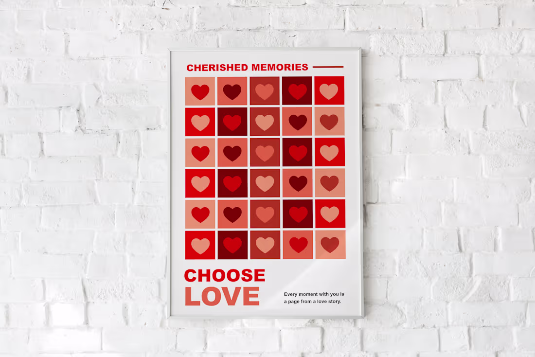 Cover image for Choose Love Poster Design
