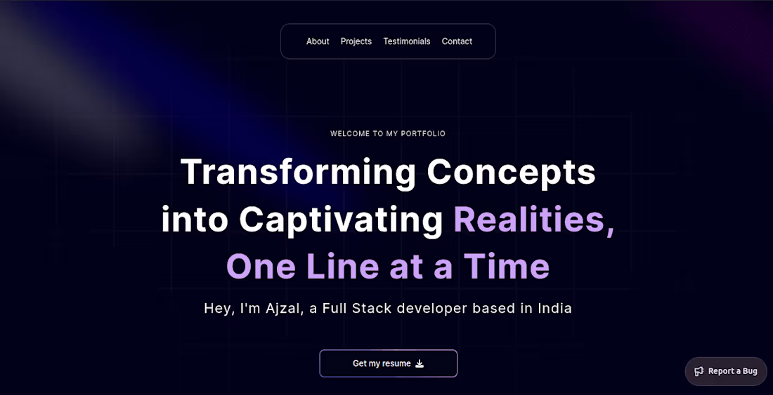 Cover image for Developer Portfolio Website