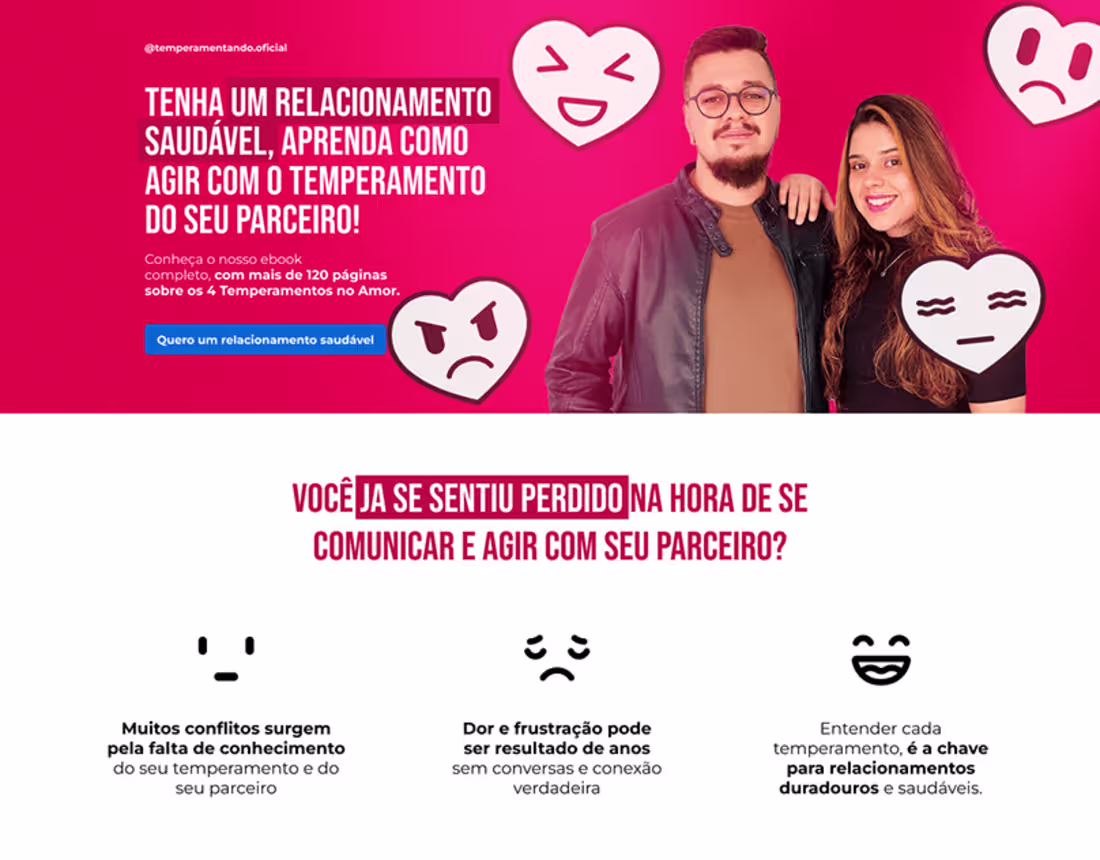 Cover image for Sales Page - Ebook Temperaments