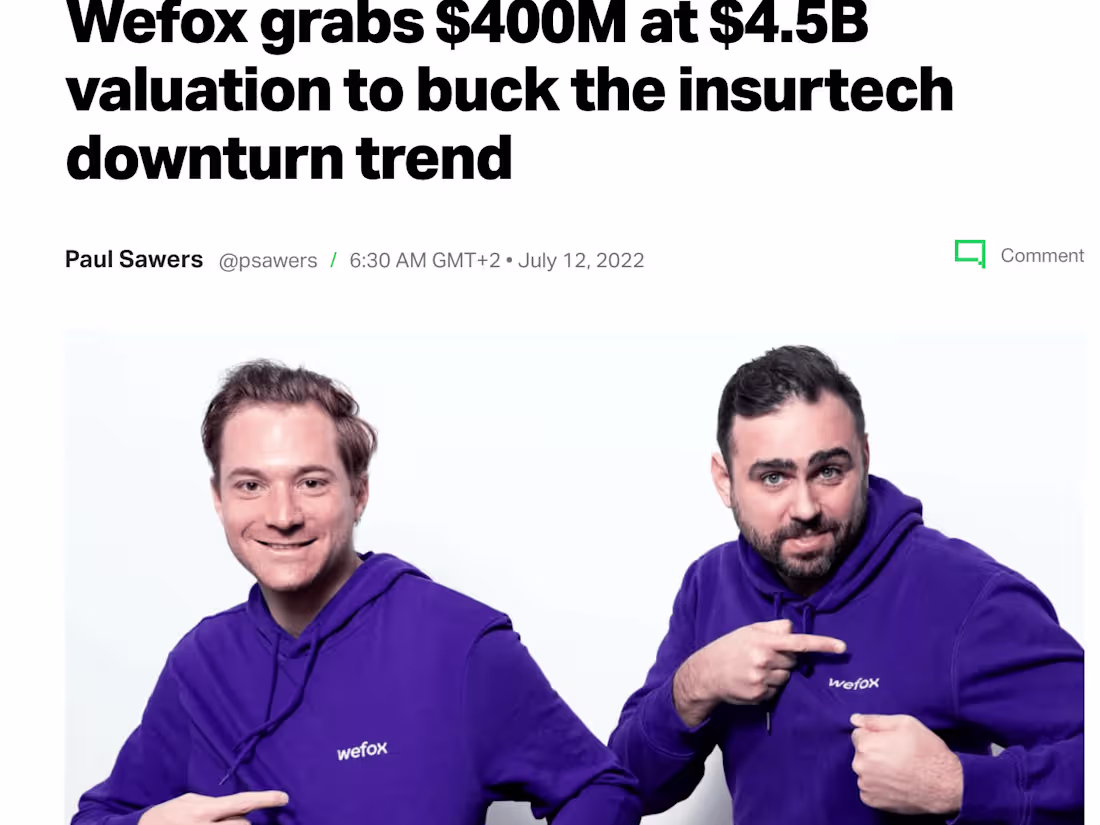 Cover image for Wefox wallet App