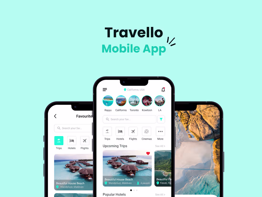 Cover image for Travello - Mobile app