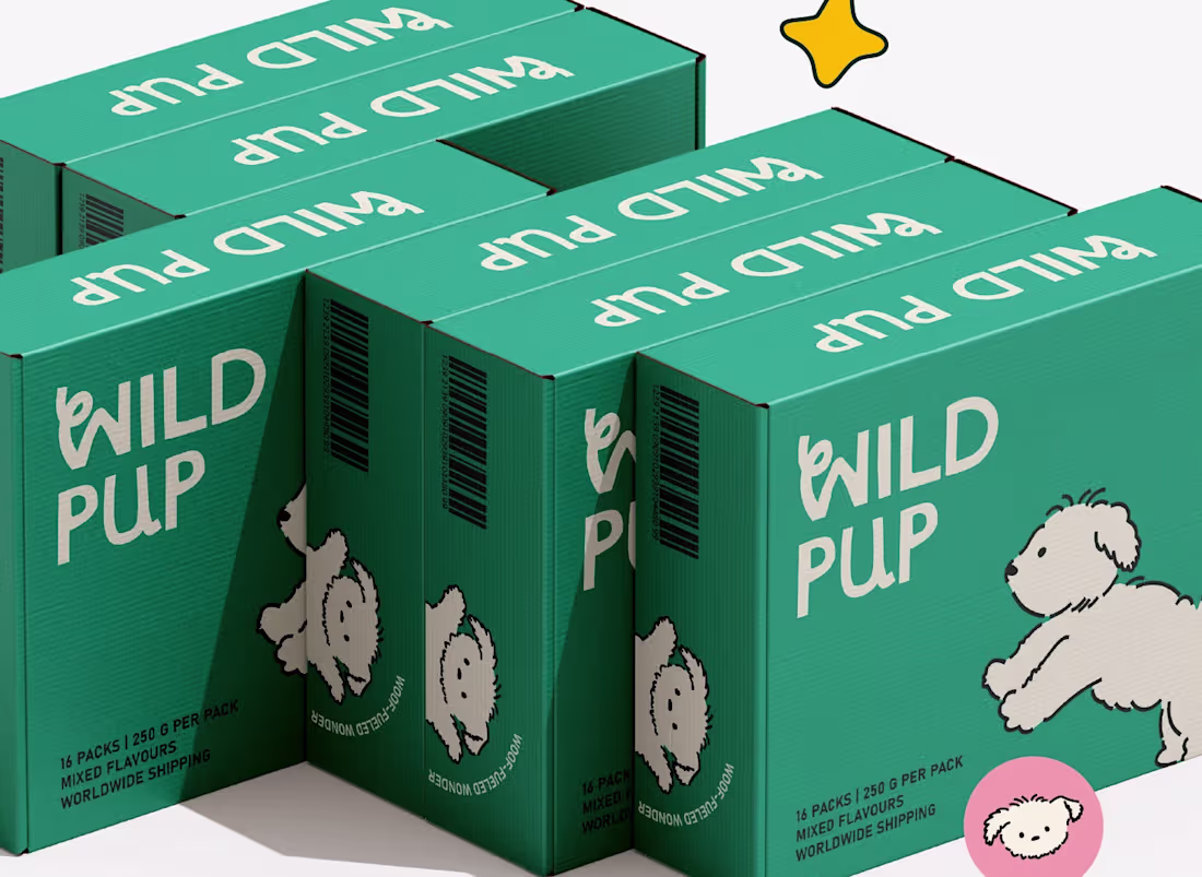 Cover image for Wild Pup | Brand identity & Packaging