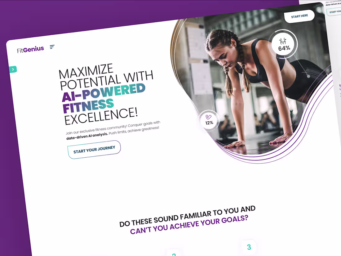 Cover image for FitGenius AI Motion Detection Fitness Coach 