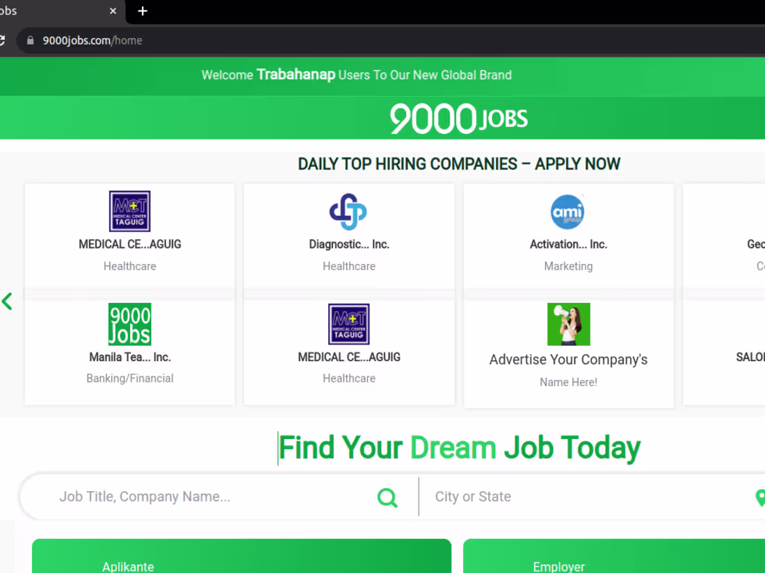 Cover image for Trabahanap(https://9000jobs.com/)