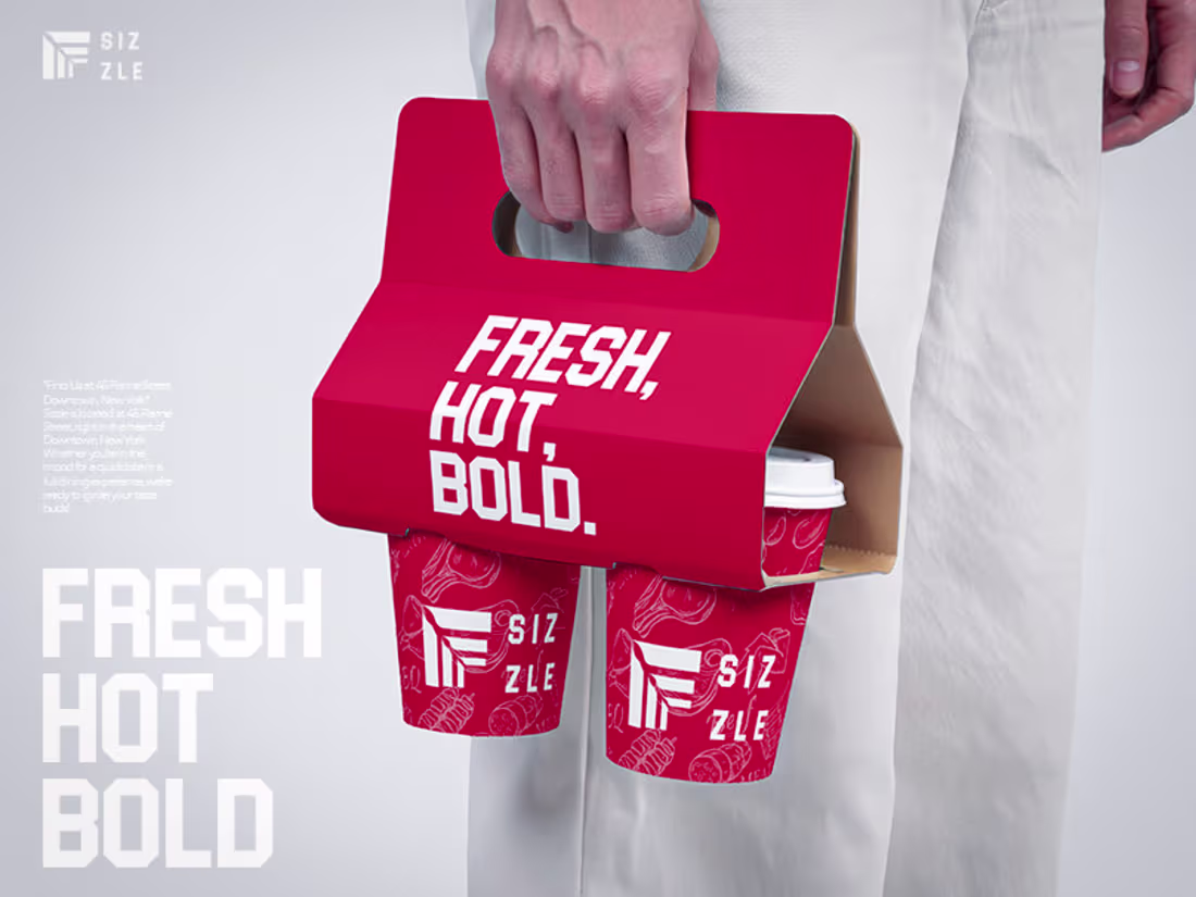 Cover image for Complete branding and marketing campaign for Sizzle, a moder...