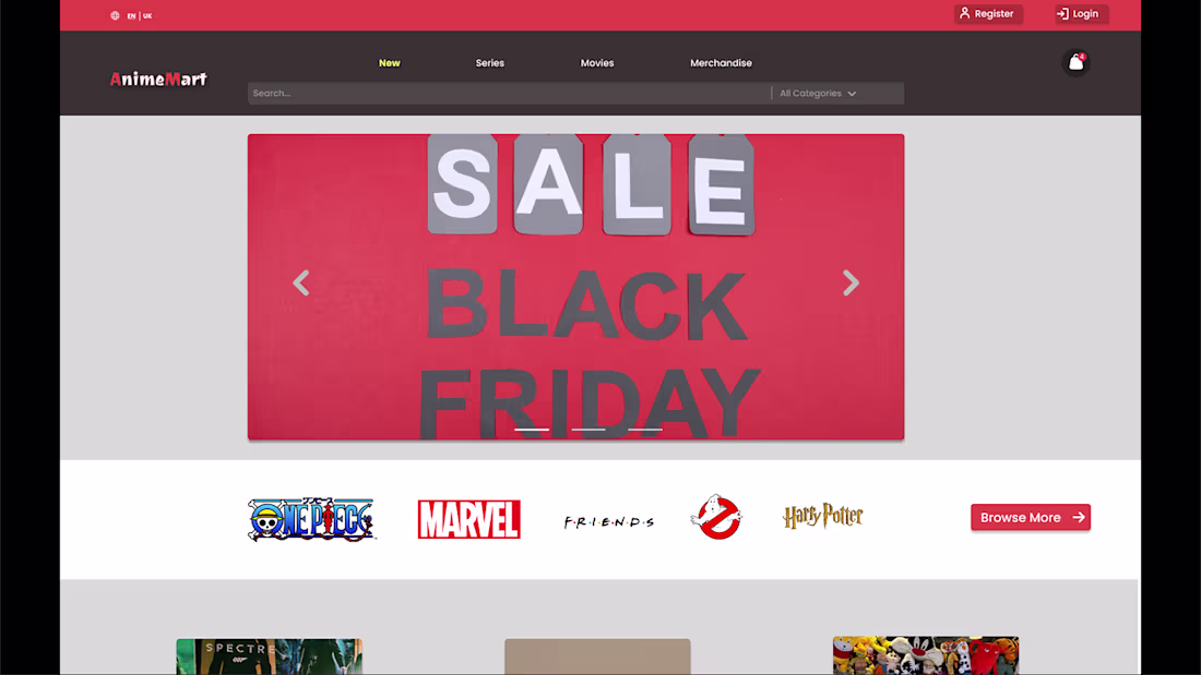 Cover image for Animart Landing Page :: Behance