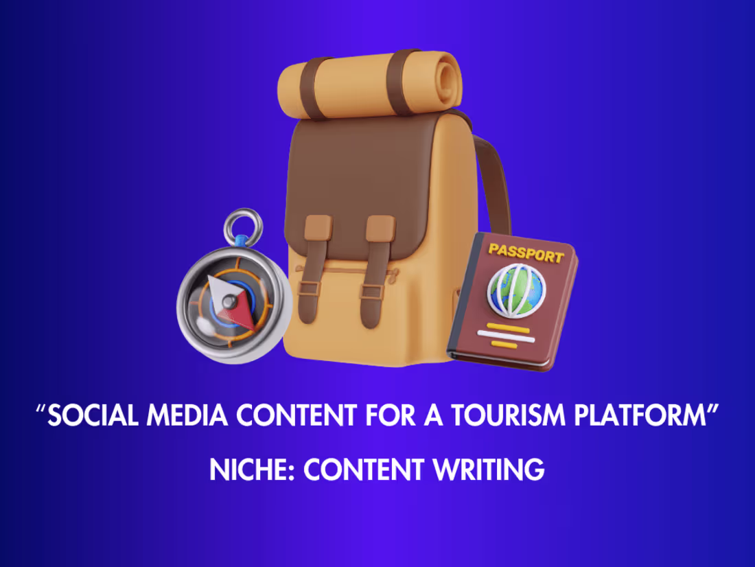 Cover image for  “Social Media Content for a Tourism Platform” 