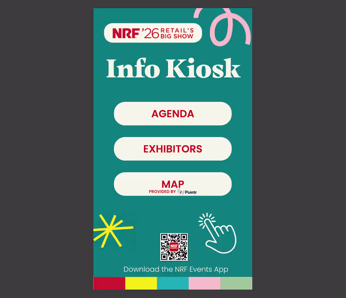 Cover image for NRF Retail is a touch-friendly event kiosk
