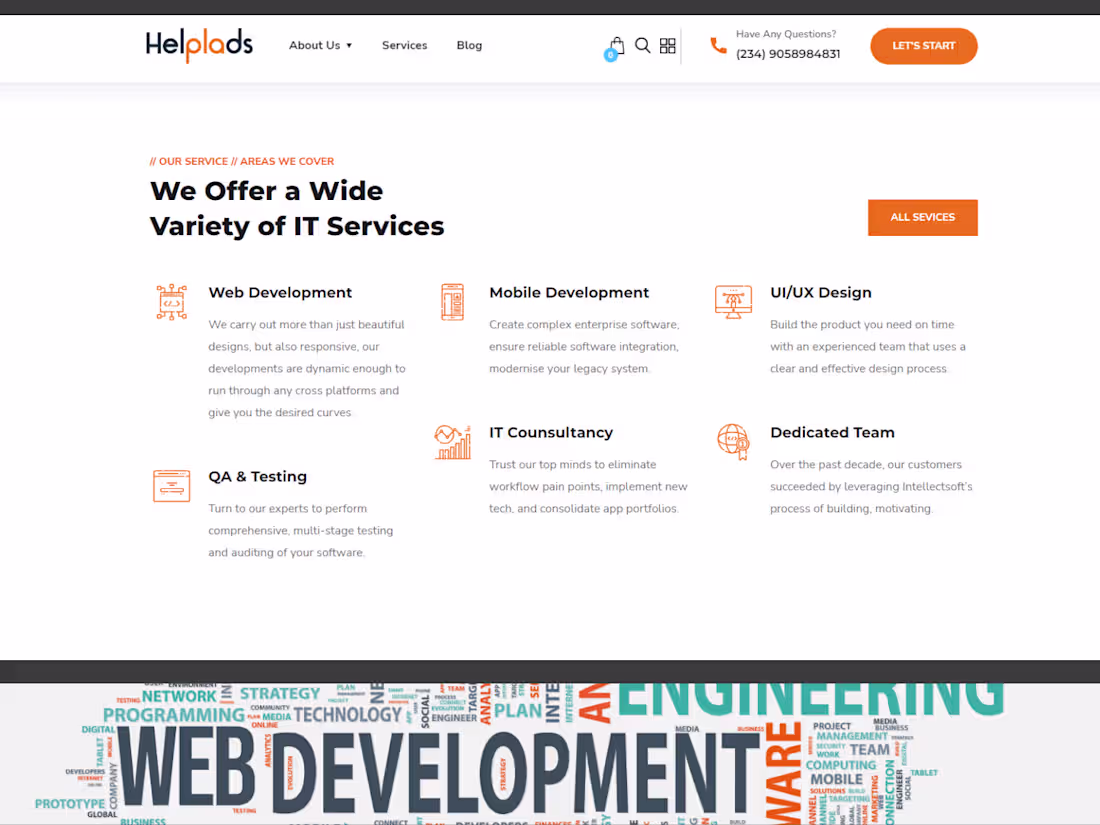 Cover image for Dynamic business website