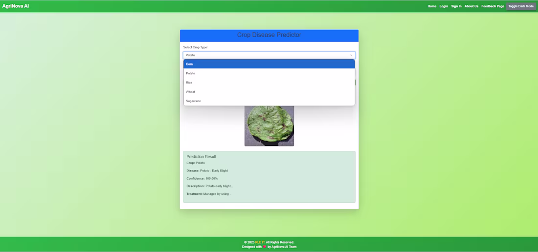 Cover image for Agriculture(Agri Nova) monitoring system using AIML
