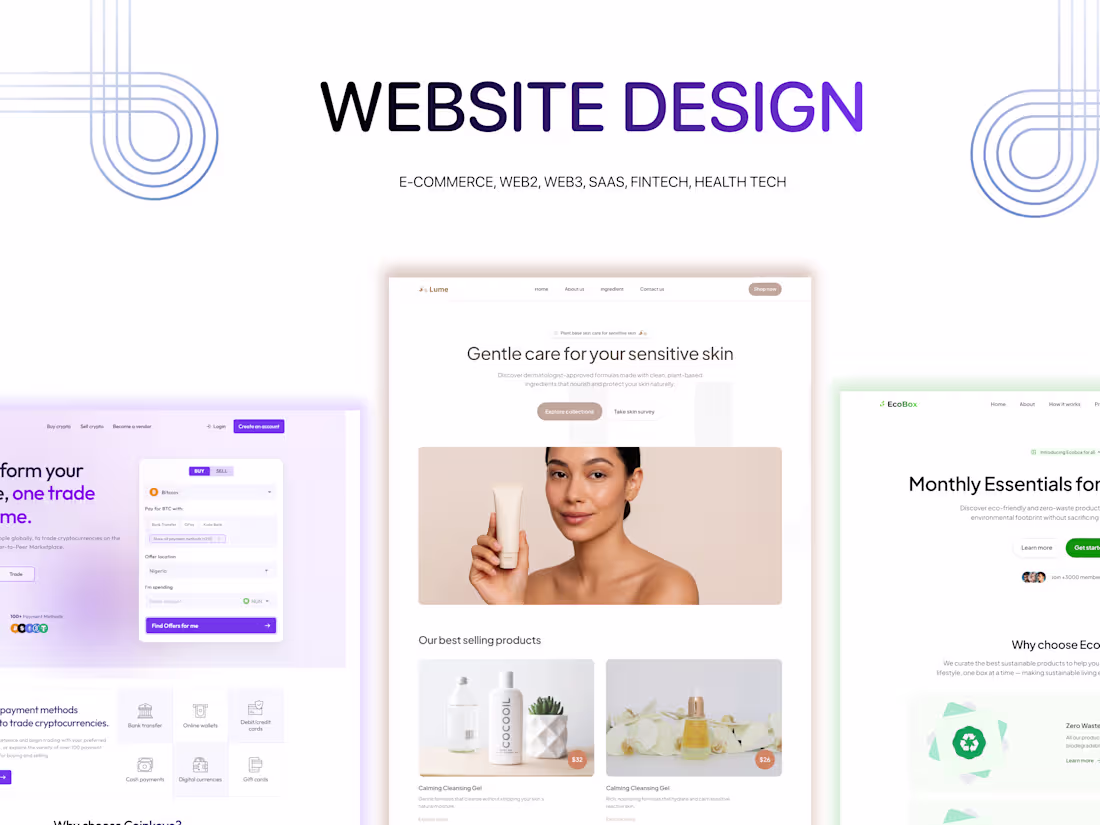 Cover image for Website Design