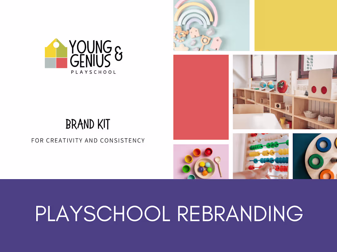 Cover image for Design Rebranding for a Playschool