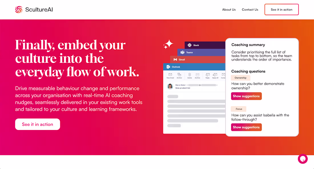 Cover image for Built an AI coaching copilot that embeds organizational cult...