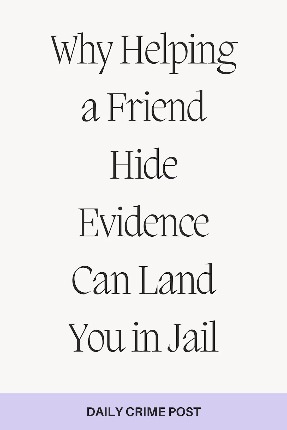 Cover image for Legal Risks of Hiding Evidence