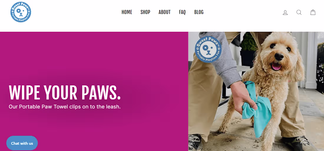 Cover image for Sweet Paws Pup