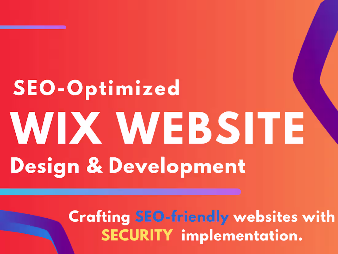 Cover image for Professional Wix Website Development