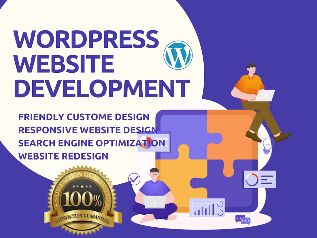 Cover image for WordPress website design website design website redesign