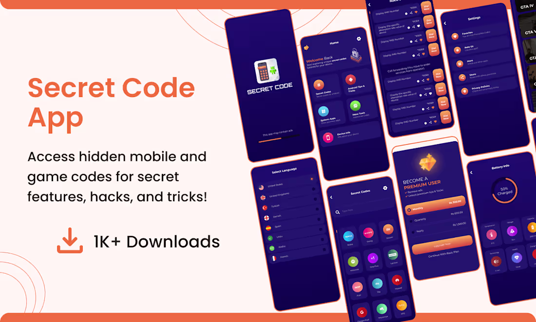 Cover image for Secret Codes App for android