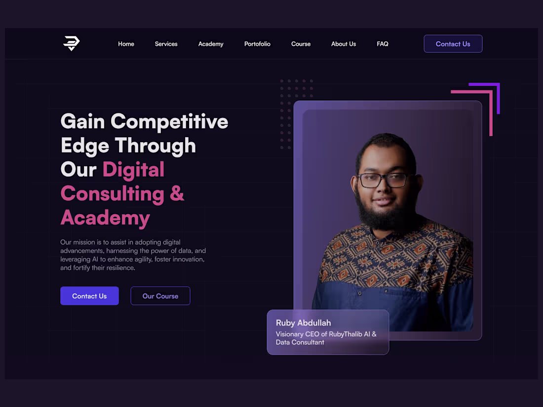 Cover image for Ruby Thalib AI