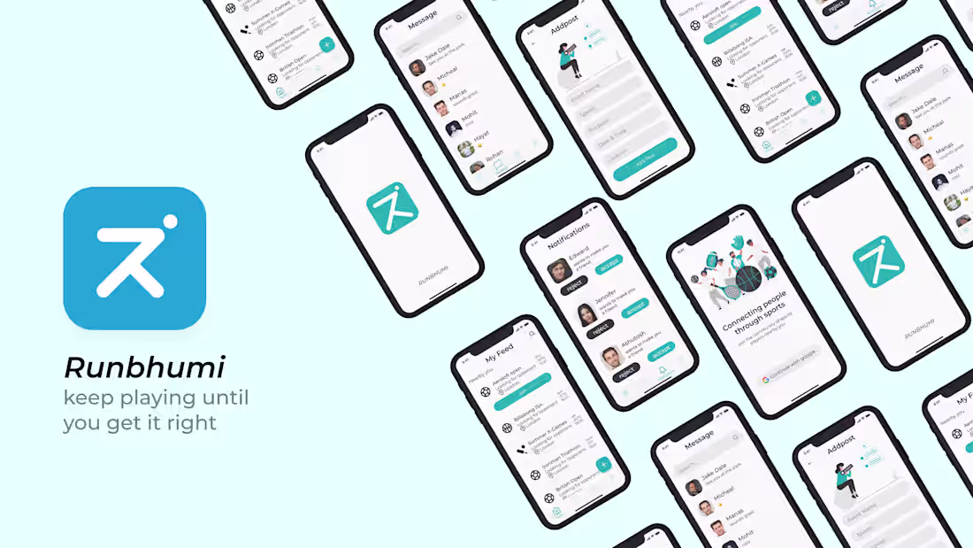 Cover image for Runbhumi Sports Connection Platform Development