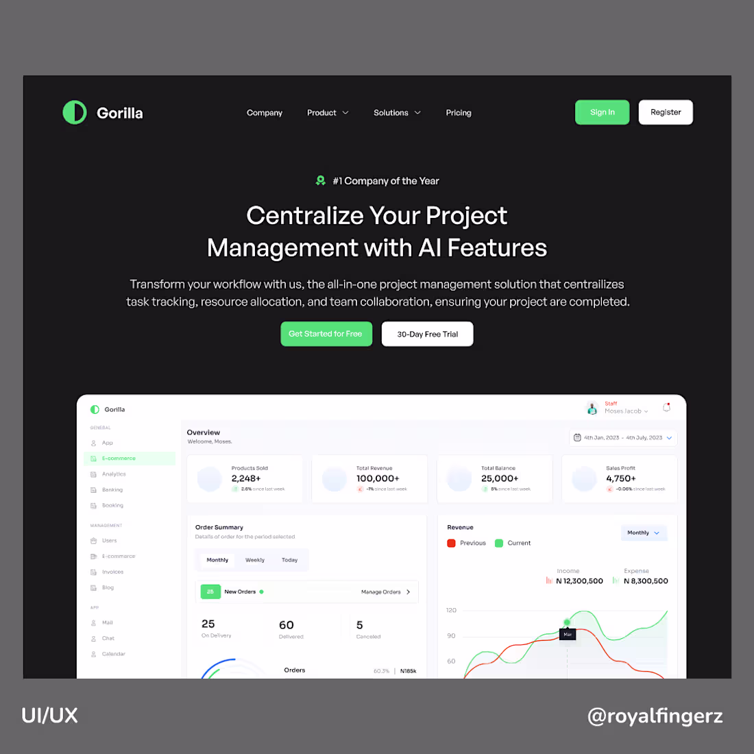 Cover image for Hero Section :: Behance