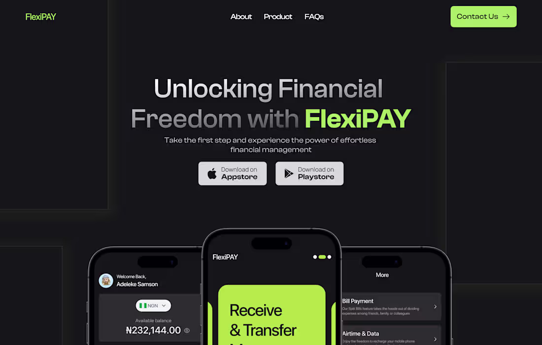 Cover image for FlexiPay Webflow Website Development