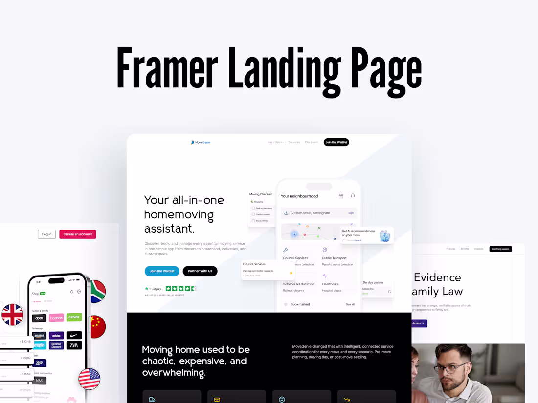 Cover image for Framer Landing Page