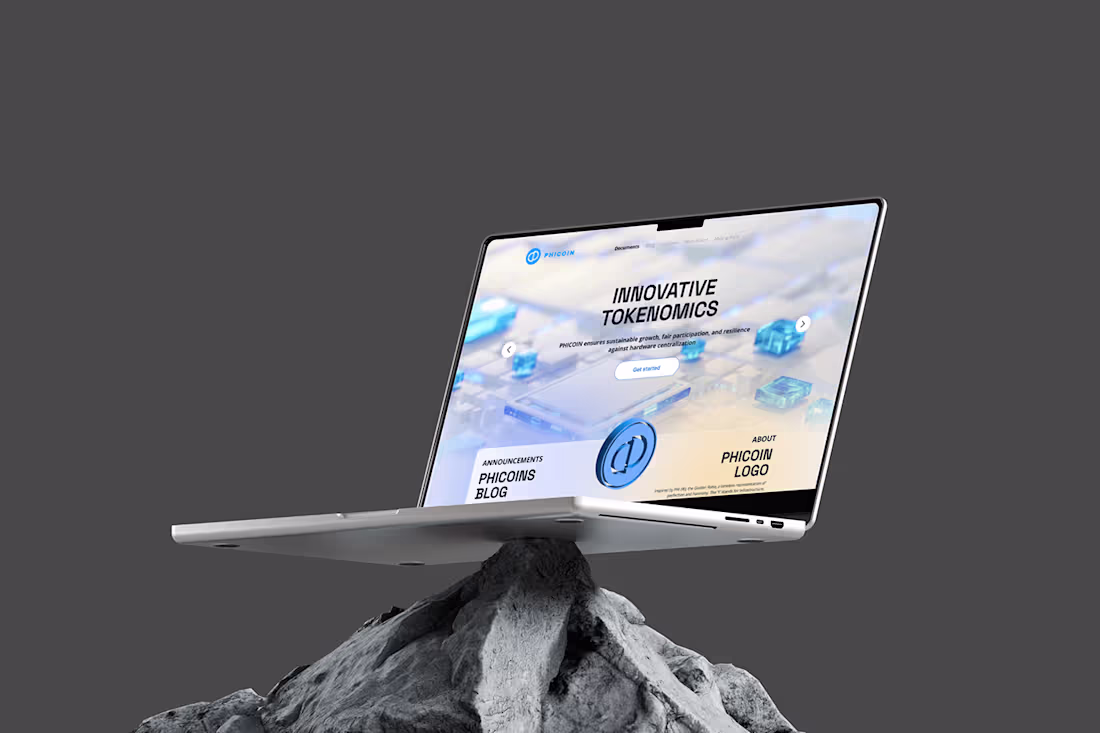 Cover image for Phicoin - UX UI crypto website design :: Behance