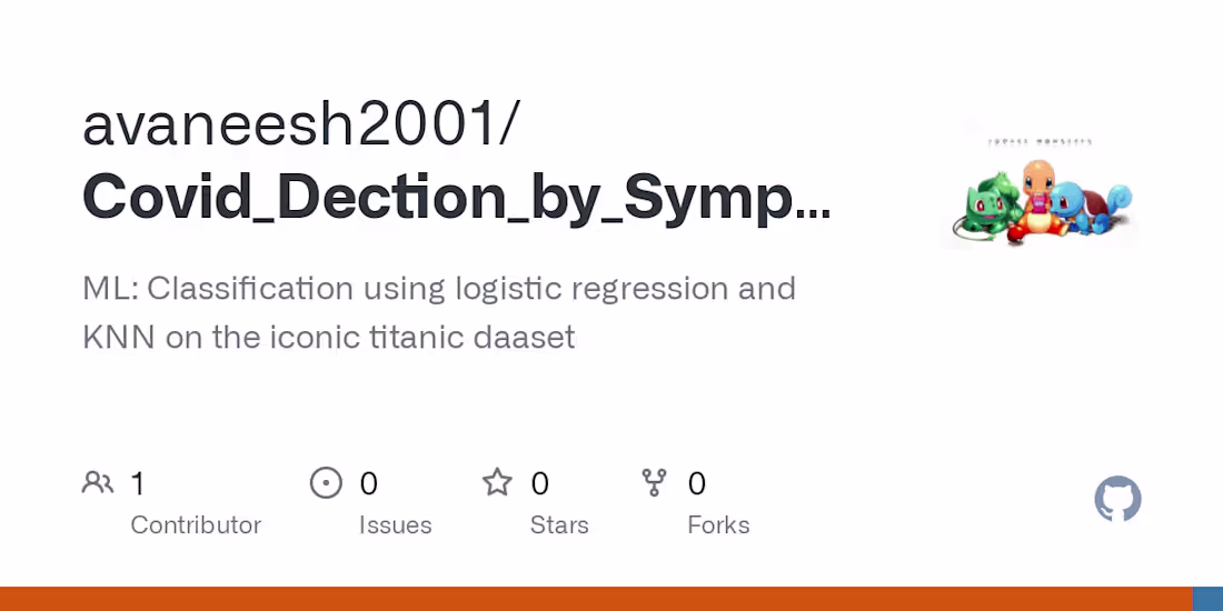 Cover image for Covid19 Prediction based on Symptoms