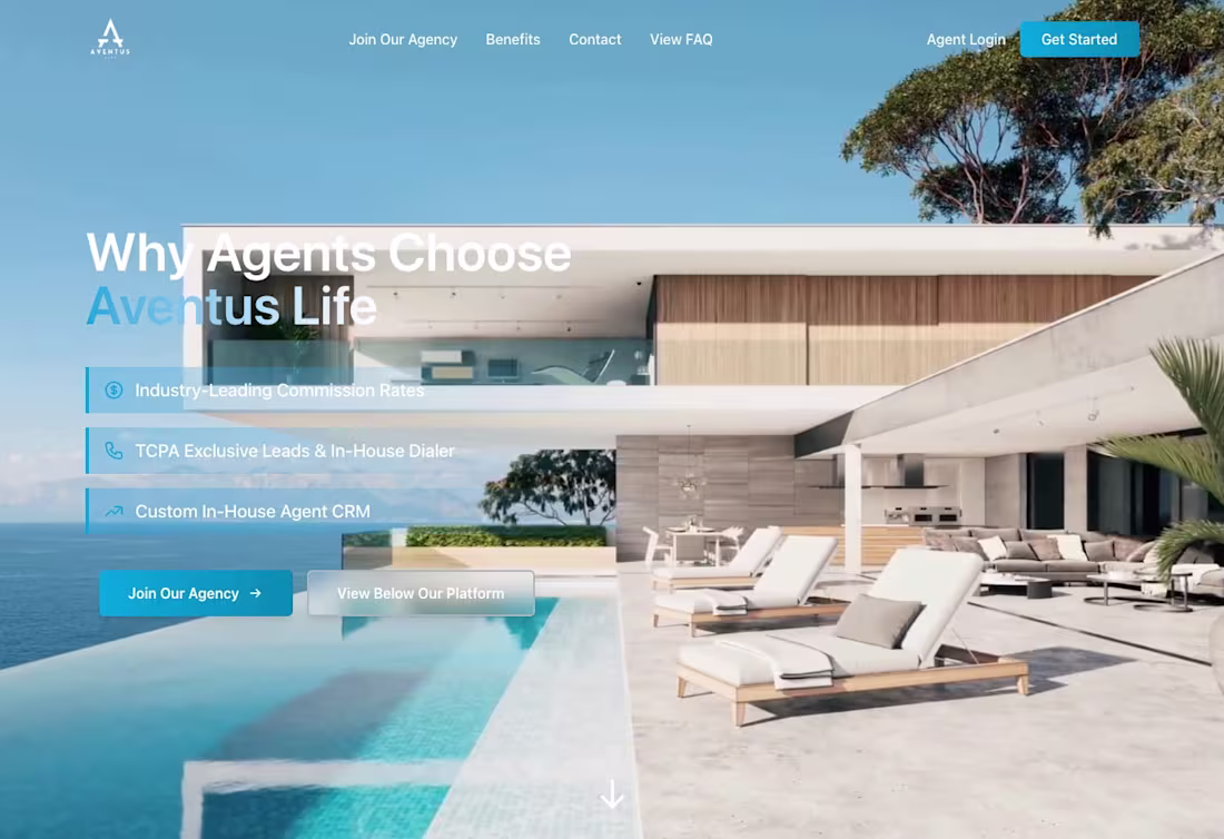 Cover image for Insurance Agent Recruiting & Onboarding Website 