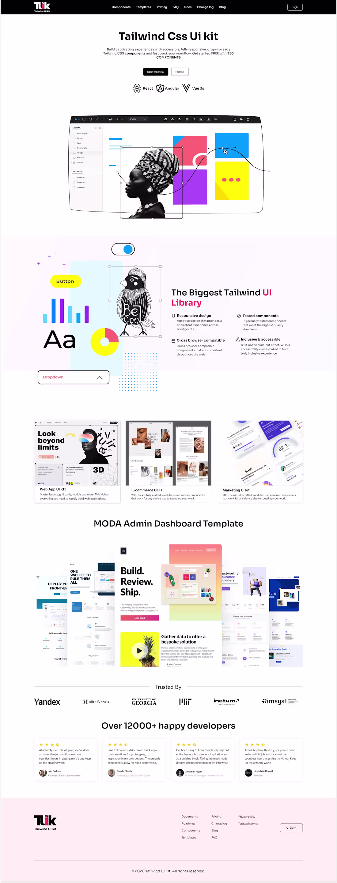 Cover image for Tailwind CSS UI KIT Landing Page
