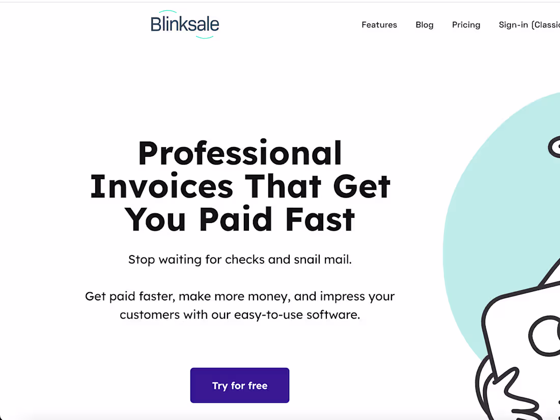 Cover image for Blinksale | Easy Invoicing & Payments