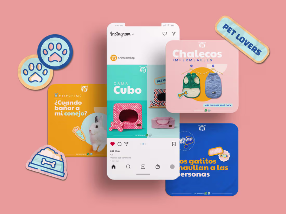 Cover image for Chimú Pet Shop - Social Media