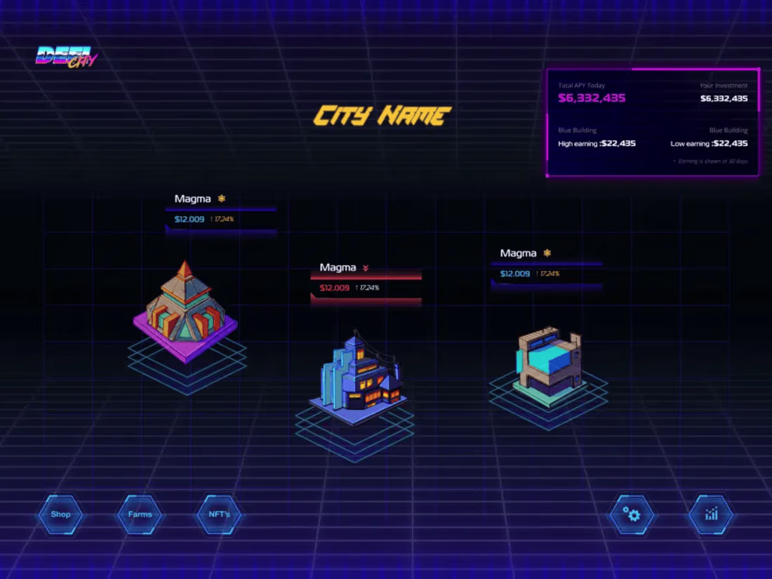 Cover image for Defi City - Redberry : Asset Management | UI Development | Web3