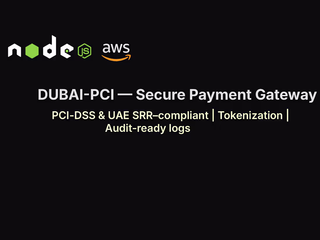 Cover image for Secure Payment Gateway Backend Development