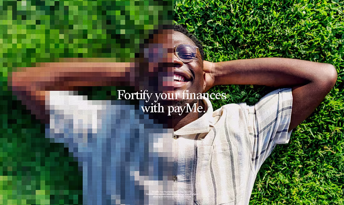 Cover image for payMe :: Fintech brand built on security.