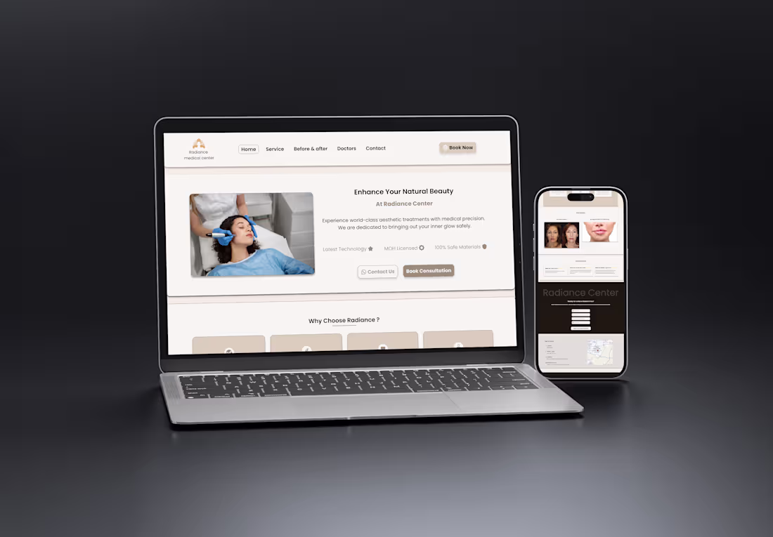 Cover image for Radiance  Clinic
Radiance is a