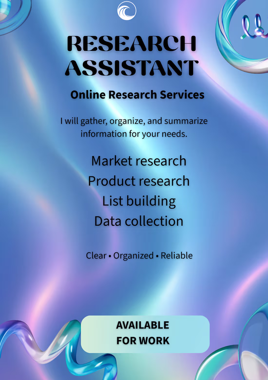 Cover image for RESEARCH ASSISTANCE
This portfolio item showcases