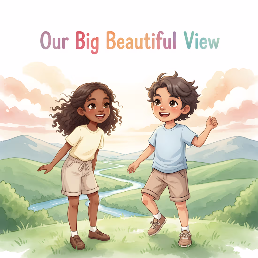 Cover image for "Our Big Beautiful View" started with a simple idea: what if...