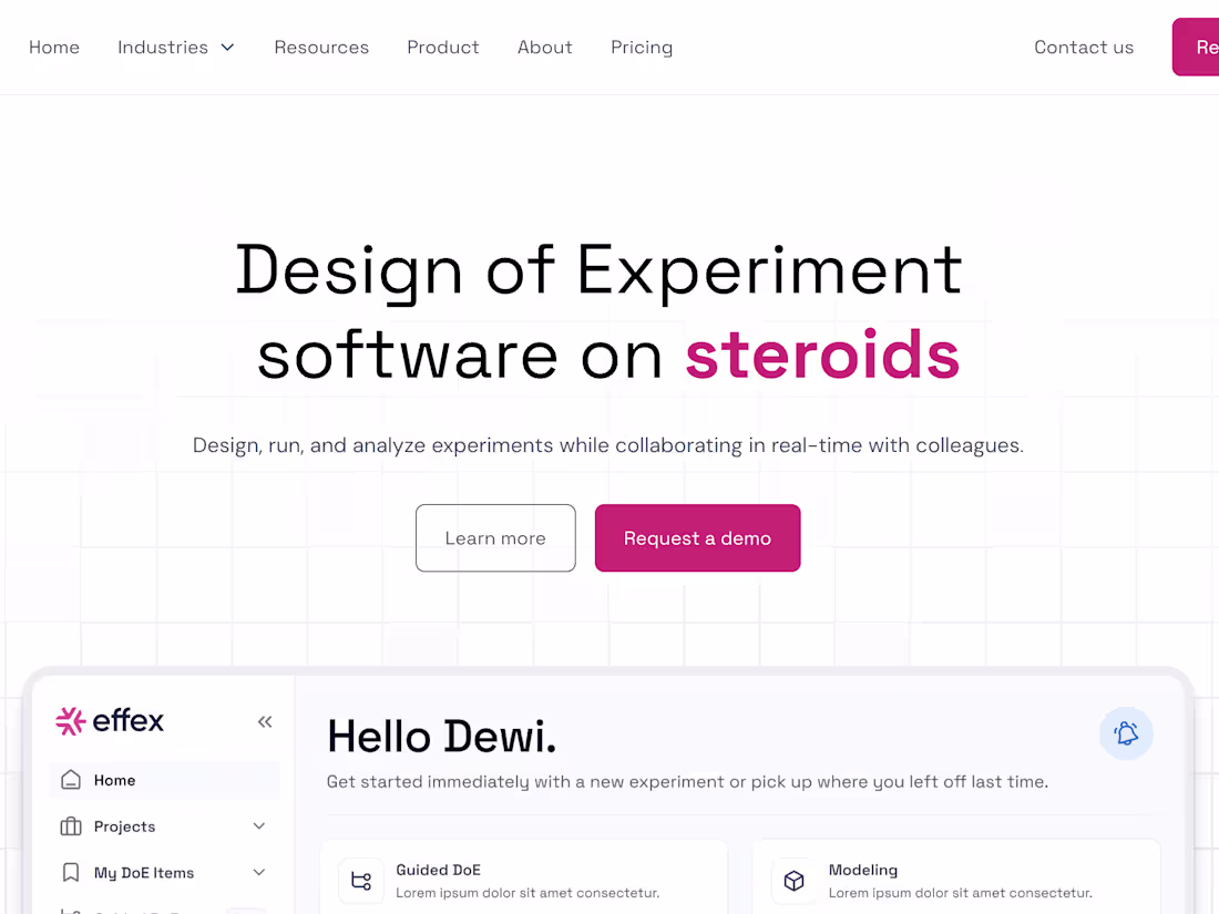 Cover image for Effex Website Design and Development
