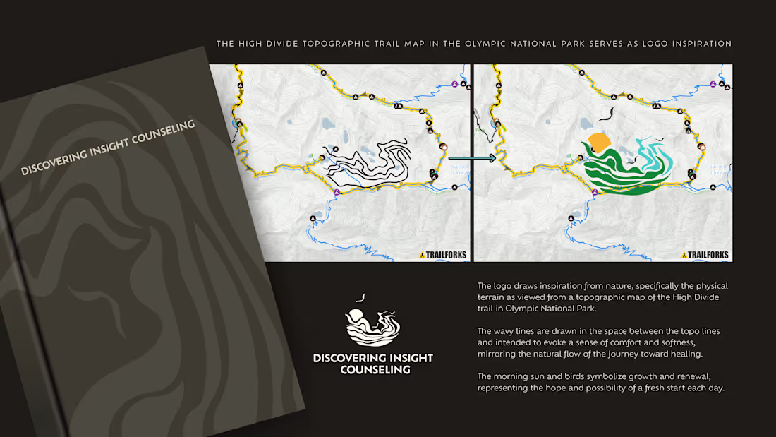 Cover image for Discovering Insight Counseling: A brand identity designed to...